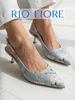Туфли на каблуке шпильке слингбэки вечерние летние Rio Fiore 910236834 купить за 2 706 ₽ в интернет‑магазине Wildberries